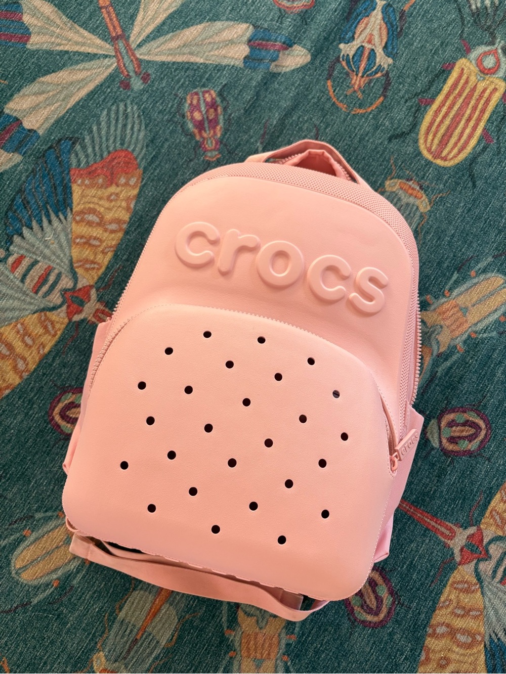 Cute CROCS Classic Powder Pink Kids Backpack